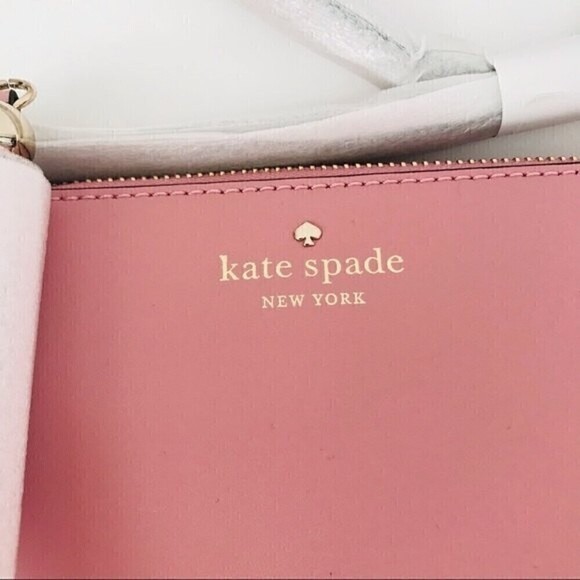 New! Kate Spade New York Ivy Street Amy Rose Lip Balm Pink Leather Crossbody Bag - Picture 6 of 10